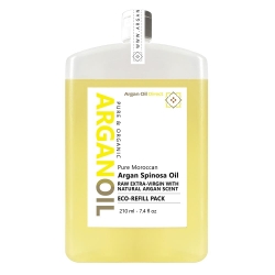 Raw Argan Oil with Natural Argan Scent - Refill - 210ml / 7.4 fl oz 