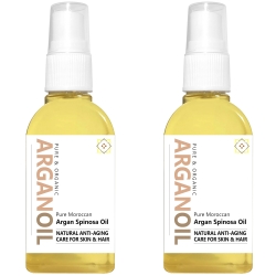 Pure Argan Oil - 2x 60ml / 2x 2.1 fl oz - Save 22%