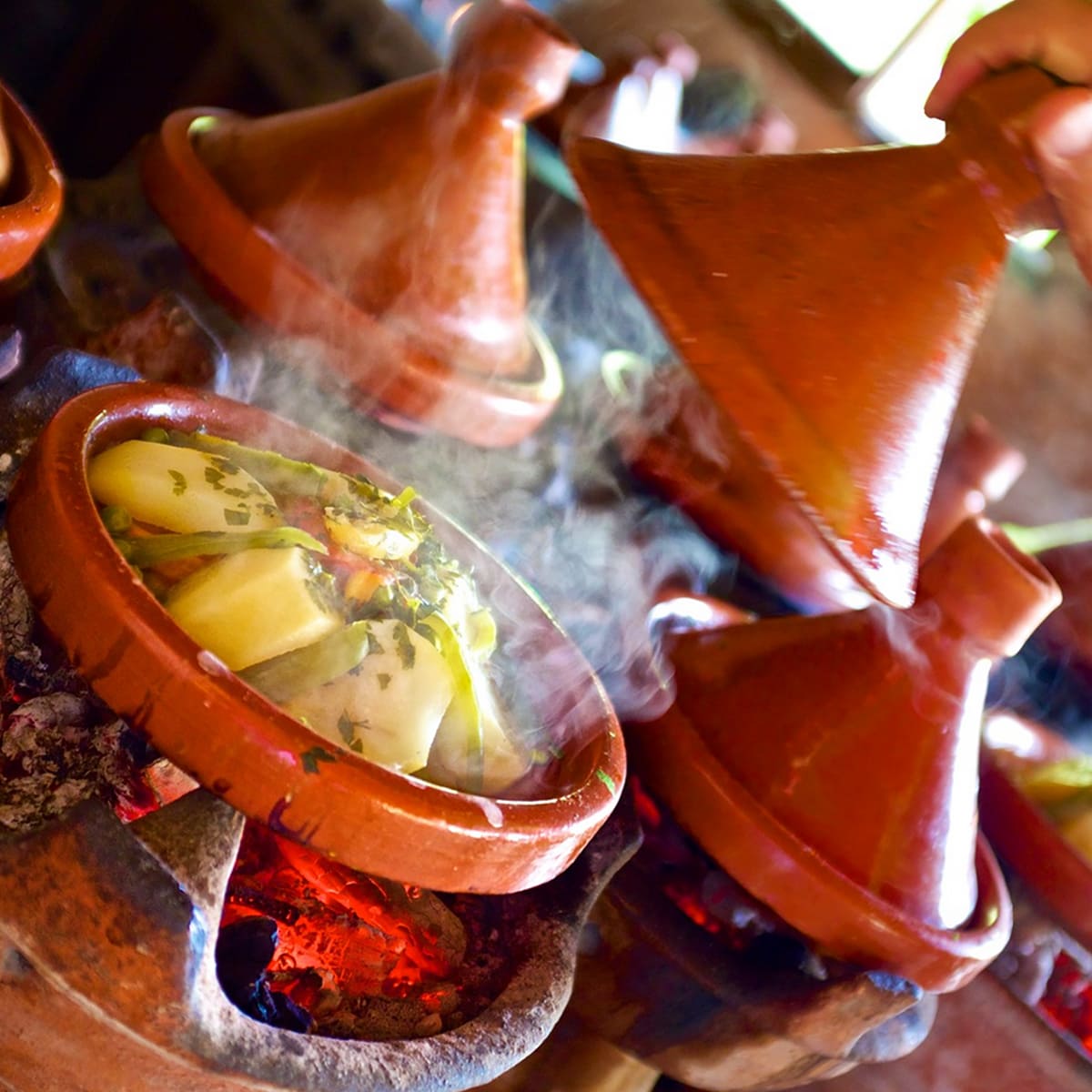 Authentic Berber tagine cooking with culinary Argan oil - used by Michelin Star chefs.